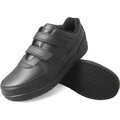 Lfc, Llc Genuine Grip® Men's Hook and Loop Closure Sneakers, Size 8W, Black 2030-8W